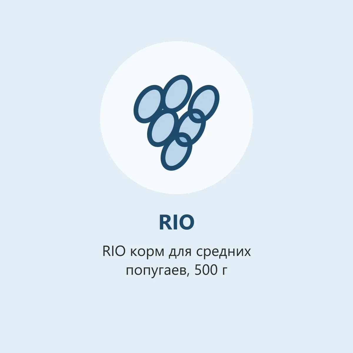 RIO корм для средних попугаев, 500 г (фото-заглушка)